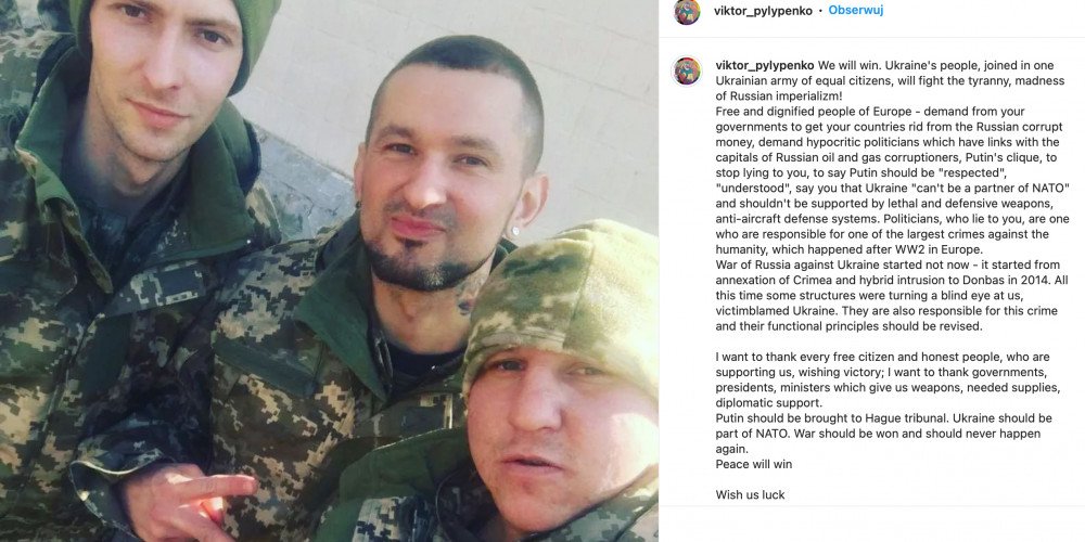 Ukraińscy aktywiści LGBTQ+ rozbroili rosyjskich żołnierzy: "Walczymy z tyrańskim, homofobicznym wrogiem"