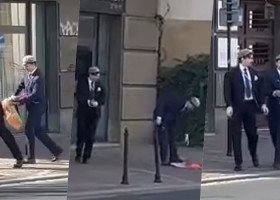 Zerwano dwie tęczowe flagi z balkonu kamienicy w Krakowie: sprawcami okazali się członkowie prawicowej organizacji 