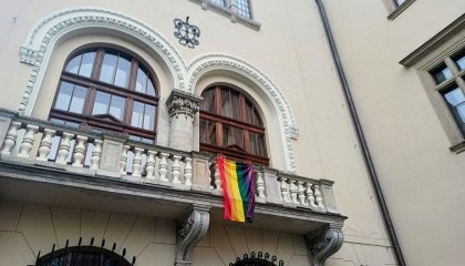 Tęczowa flaga na budynku Magistratu Krakowskiego!